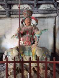 山西玄中寺 連達畫過的石壁