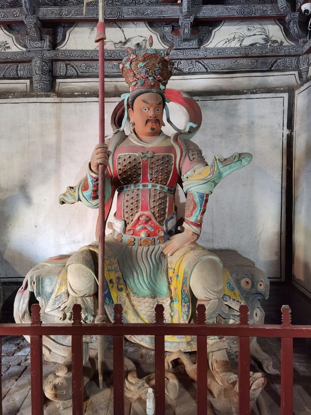 山西玄中寺 連達畫過的石壁