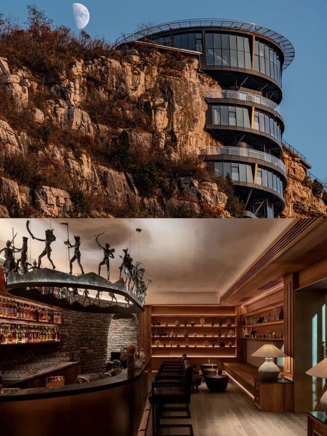 在海拔800米崖壁上發現小眾年度奢華酒店