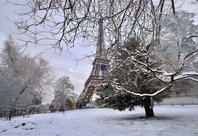 Paris Wrapped in Snow