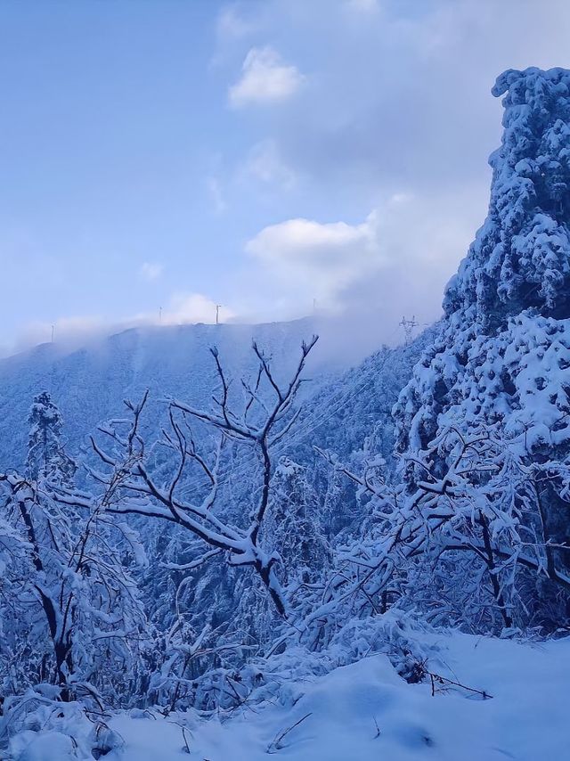 武漢周邊的九宮山滑雪場