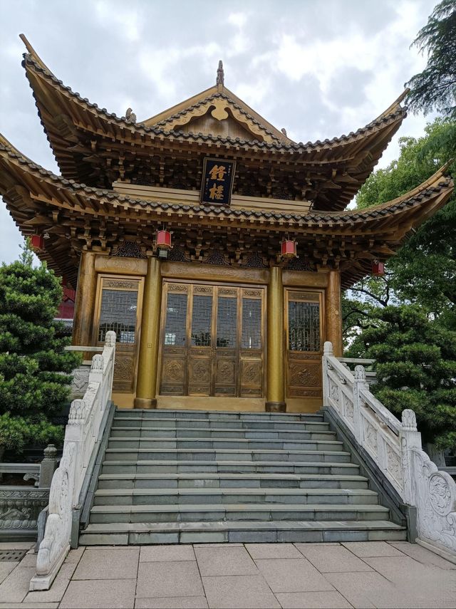 上海金山東林寺丨千佛門、觀音像、善財童子丨五佛冠