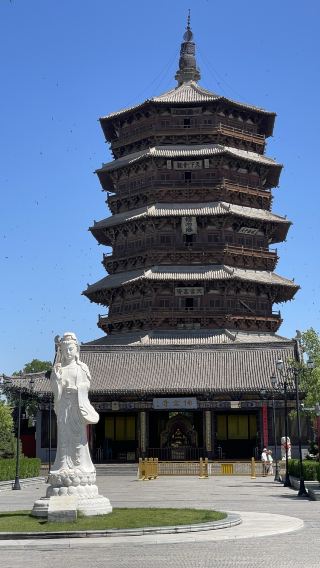 Rain and wind have battered it for nearly a thousand years, standing tall and proud, I am the most beautiful~ Impressions of visiting Yingxian Wooden Pagoda