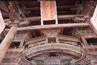 山西晉城小南村二仙廟｜古建築上的繪畫與泥塑。