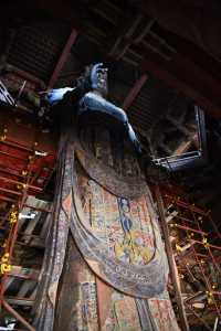獨樂寺泥塑。