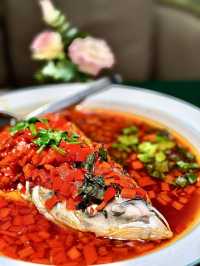 無辣不歡的美味魚頭。