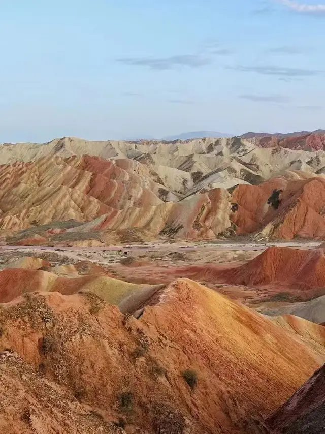 Zhangye Danxia: Nature's palette. 