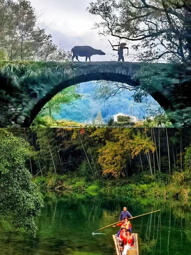 Visit 8 ancient villages in Wuyuan in autumn. 