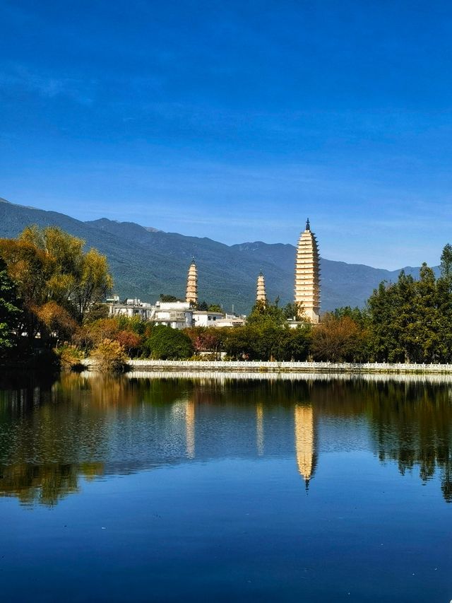 三塔倒影公園穿越千年的人間淨土