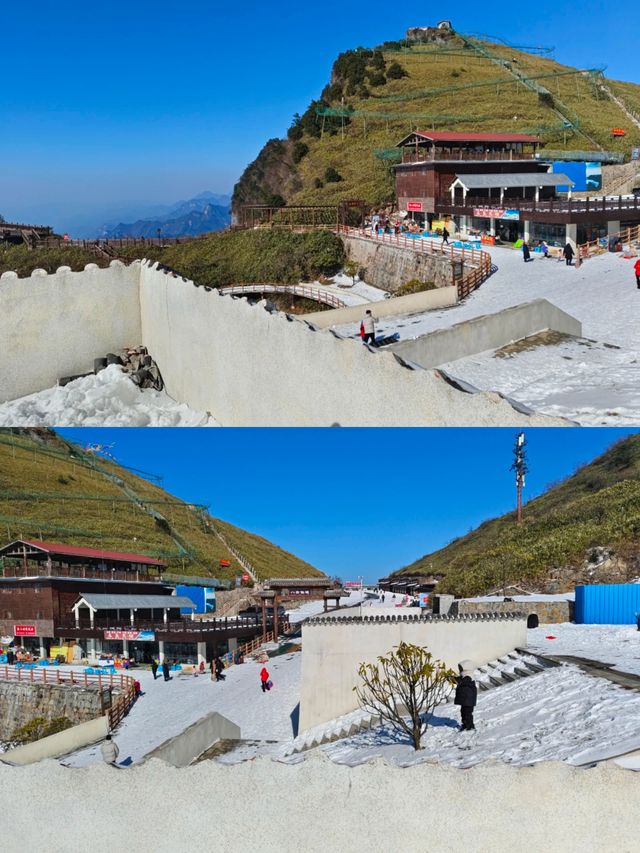 達州八台山今日雪景！！！