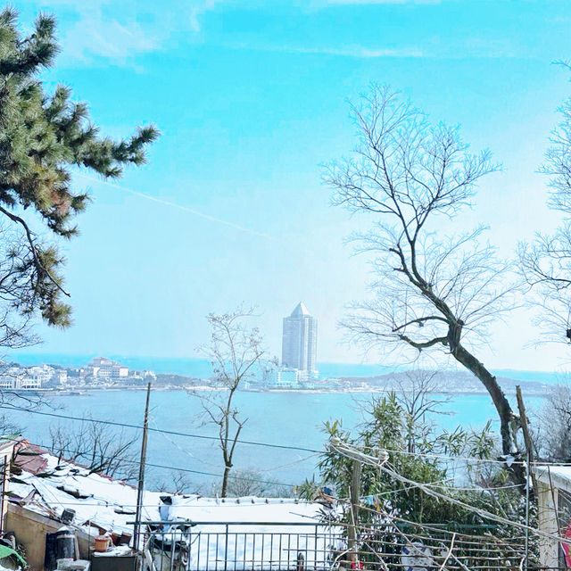 24年不遇嘅大雪，青島嘅海變成咗點樣？