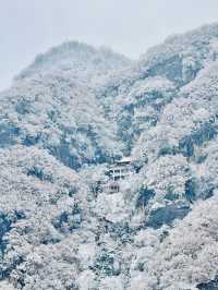 Xian Snowflakes beauty in winter. 