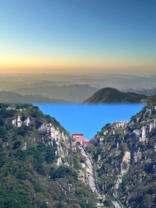 I've climbed Mount Tai and I don't recommend visiting in April or May, because...