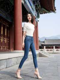 跟閨蜜四人一起去龍泉寺遊玩