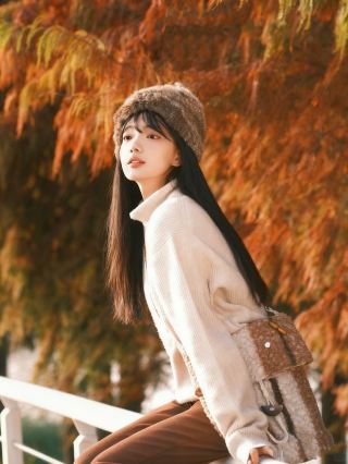 The romance of winter is brought by the dawn redwoods, perfect for photos!