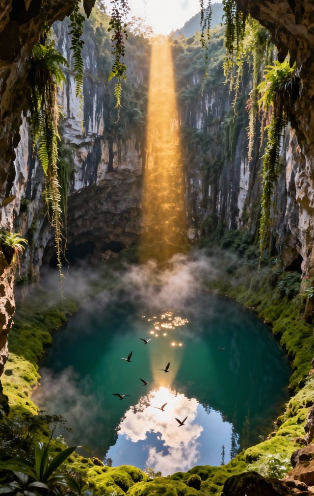 秘境天坑,光之聖殿 秘境天坑,光之聖殿