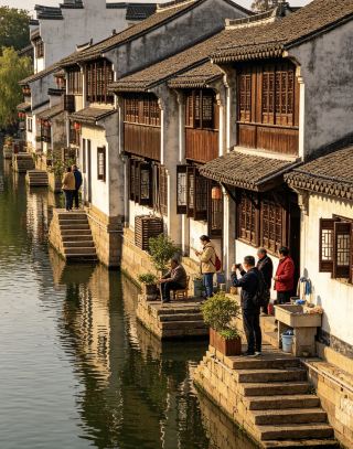 I prefer this free-to-explore Jiangnan ancient town over Wuzhen