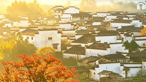 Autumn in Southern Anhui: Morning Mist in Lucun, the Huizhou Dream of Jiangnan — traveler post in Yi County