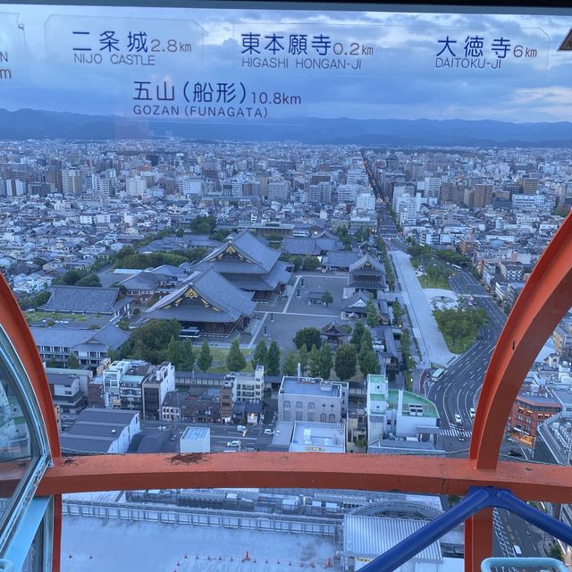 絶景！京都タワー！王道の観光スポット