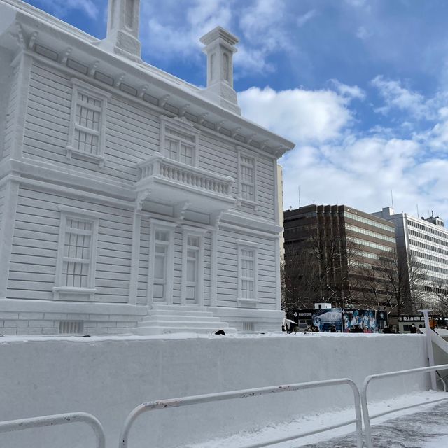 【北海道】さっぽろ雪まつり、昼の散策