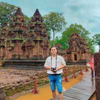 Bonteay Srei Tempple View in Siem Reap 