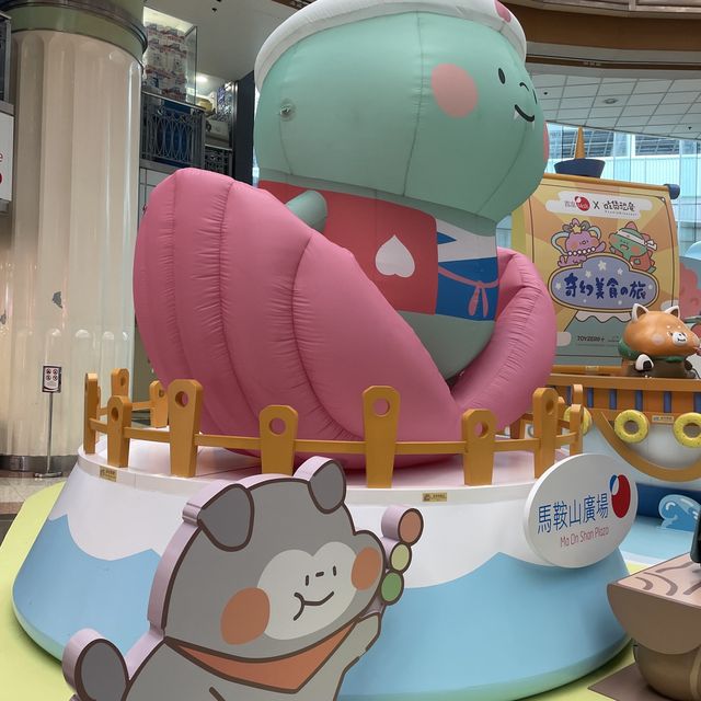 復活節打卡第一擊👍🏻❤️馬鞍山廣場可愛吃貨恐龍🦕影相📸️位