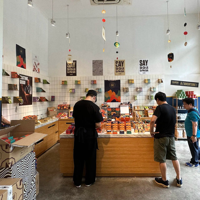 河內名氣的巧克力咖啡館—Maison Marou Flagship Hanoi