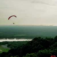 Paragliding at Jugra Hill Lighthouse Tower