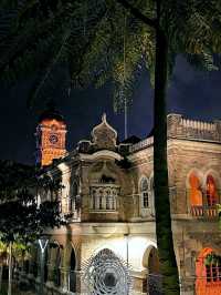 Sultan Abdul Samad building shining in the night