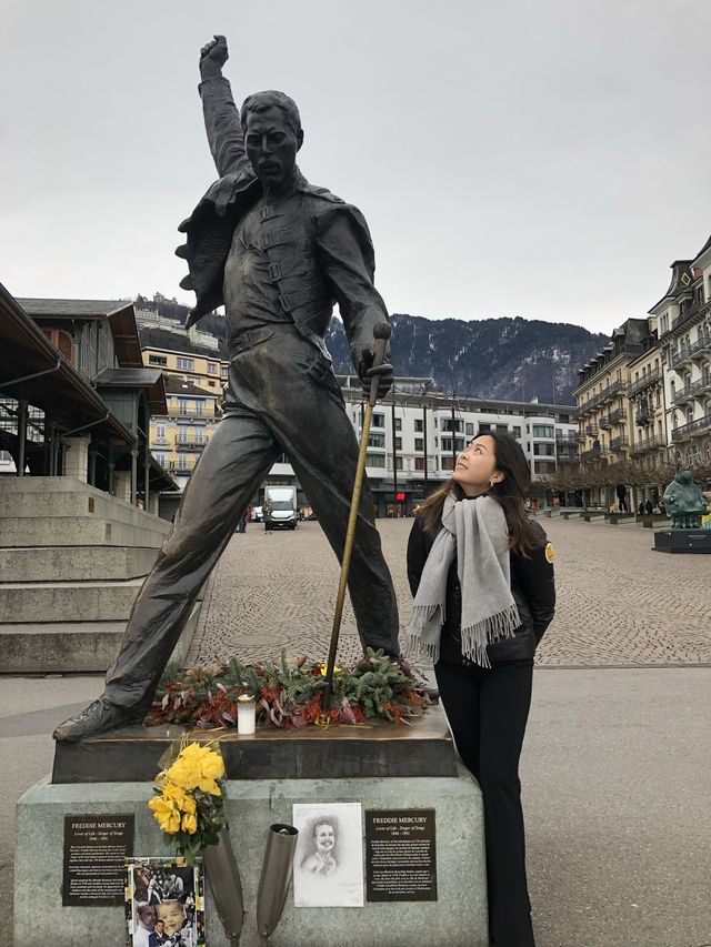 A tribute to Freddie Mercury in Montreux 🇨🇭