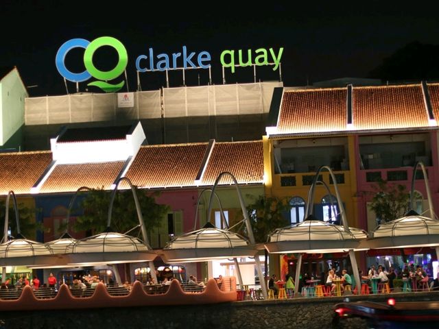 Night life at Clarke Quay