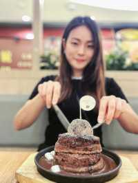 將軍澳 特濃朱古力鑊仔雪山熱香餅」放鬆心情