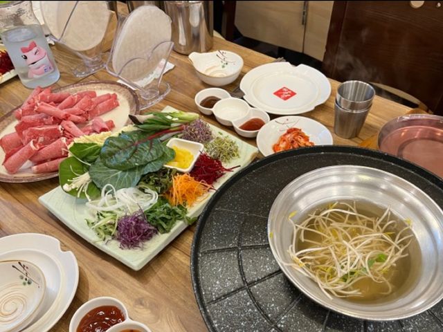 월남쌈과 고기까지 무한리필인 안중 쌈촌!