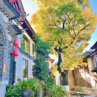 金燦燦的麗江古城