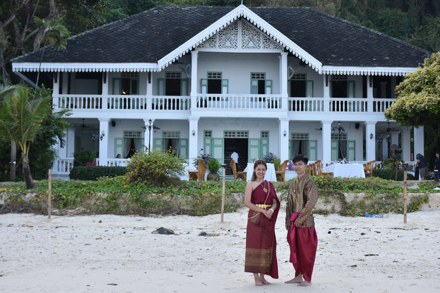 Thai outfit at Cape Panwa Hotel
