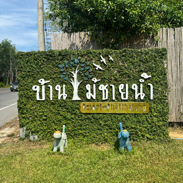 บ้านไม้ชายน้ำรีสอร์ท ป่าพะยอม - พัทลุง 🛖🌳..