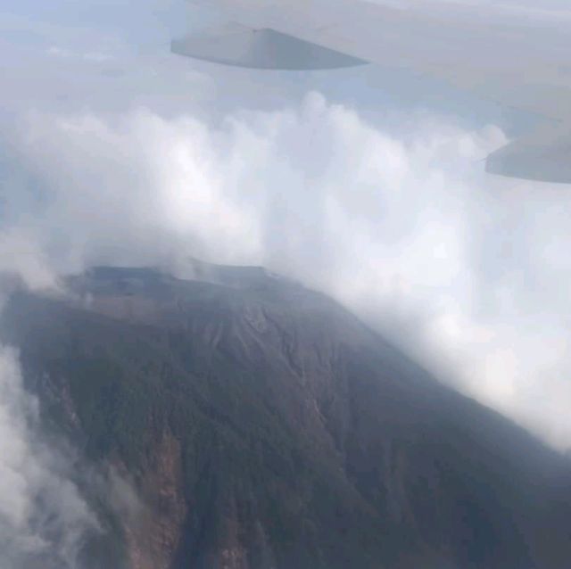Spectacular Mount Marapi 'Fire Mountain' View