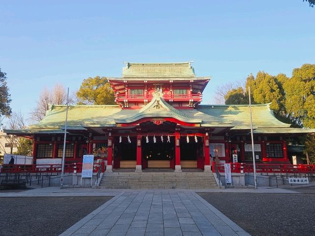 The visit to Tomioka Hachiman Shrine