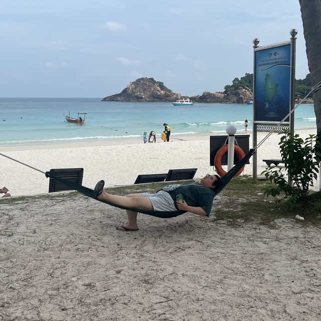 Relaxing on the island 🏝️ 