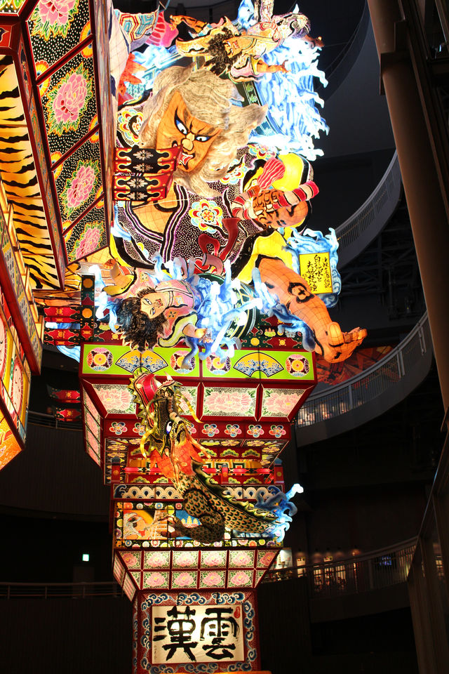 青森景點｜青森三大睡魔祭之一五所川原立體睡魔館(立佞武多之館)