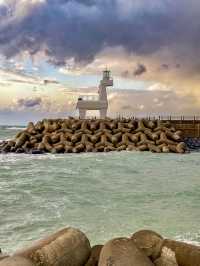 Charming beach at Jeju Island