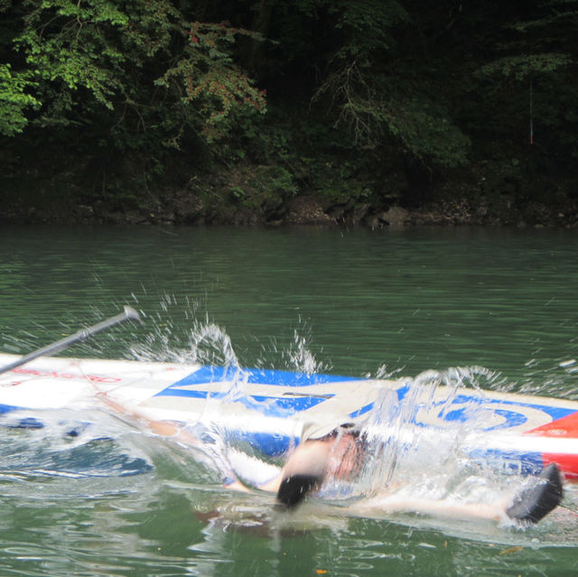 東京・奥多摩の『白丸湖』でSUP🏄‍♀️