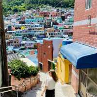 【釜山】カラフルで綺麗な韓国のマチュピチュ💜💛🩵
