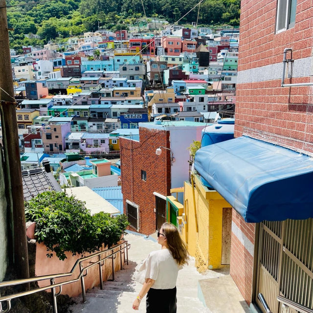 【釜山】カラフルで綺麗な韓国のマチュピチュ💜💛🩵