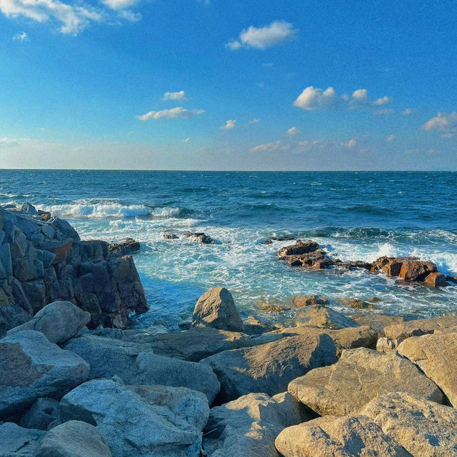 天然絕景🌳嗚石海岸