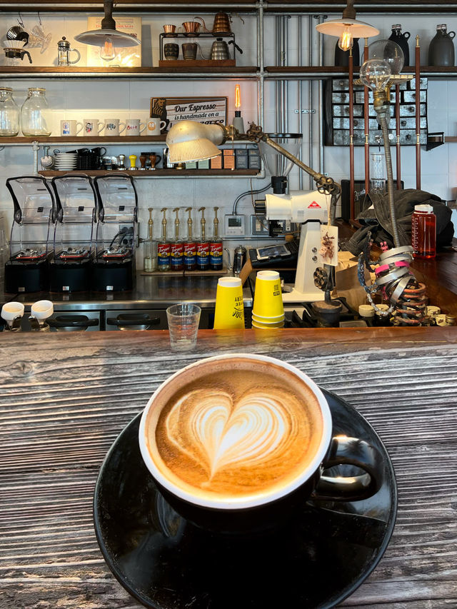 サンセットを見ながらコーヒーを…