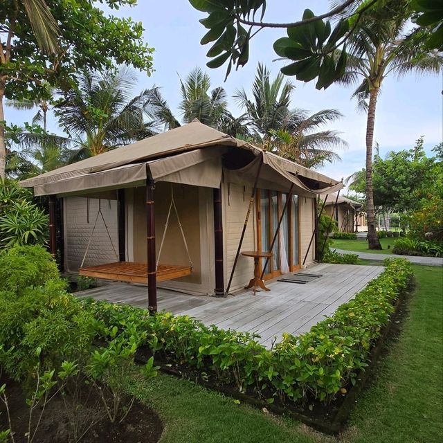 Best Glamping Park bybthe beach With the Beach front View and Padi Field surounding by trees