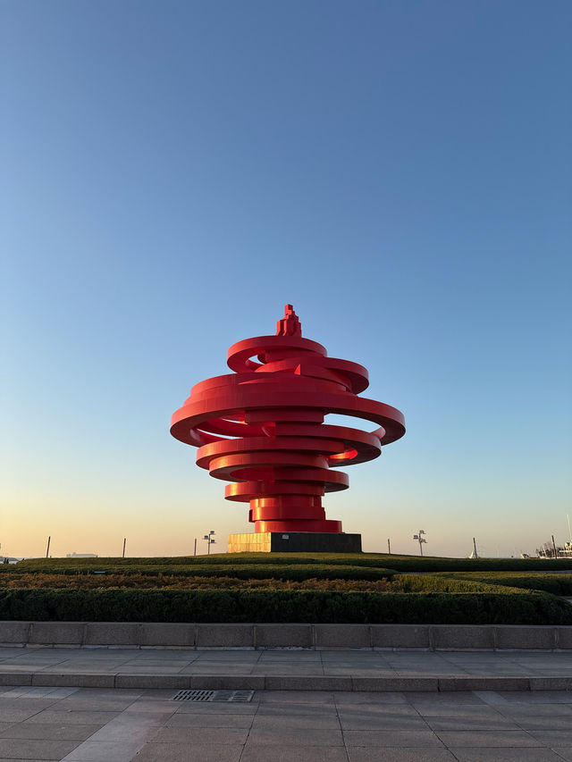산책하기 좋았던 중국 5.4광장