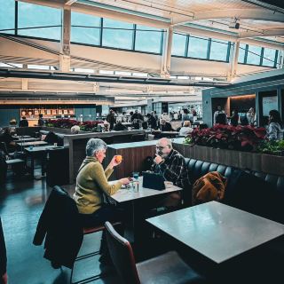 Go United Club Lounge before boarding