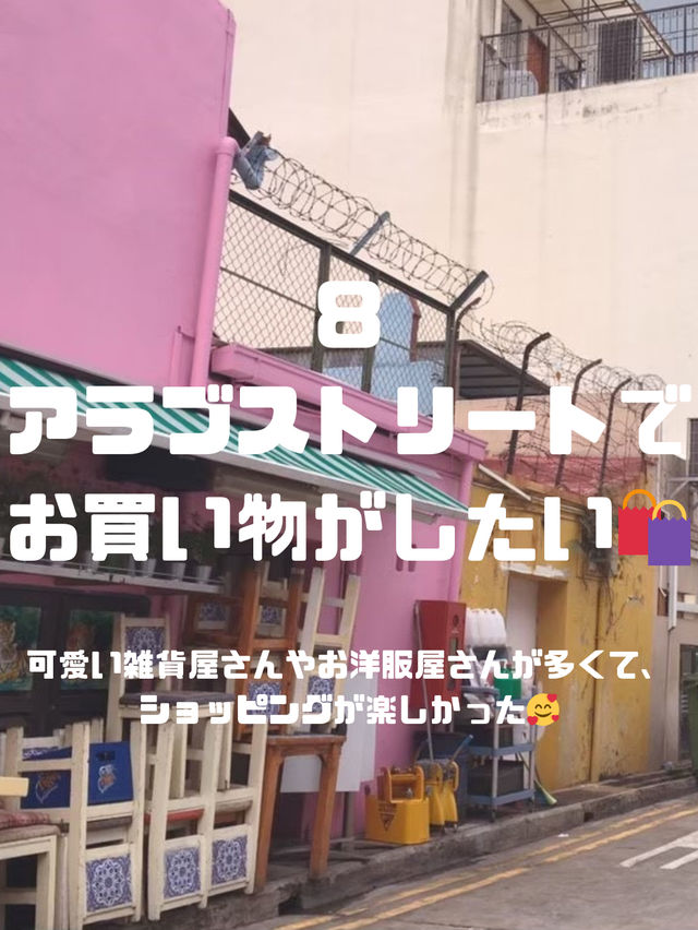 シンガポールでしたいこと🇸🇬